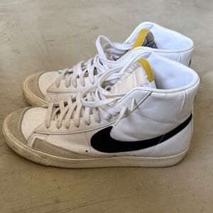 Nike Blazers White and Black High-Tops